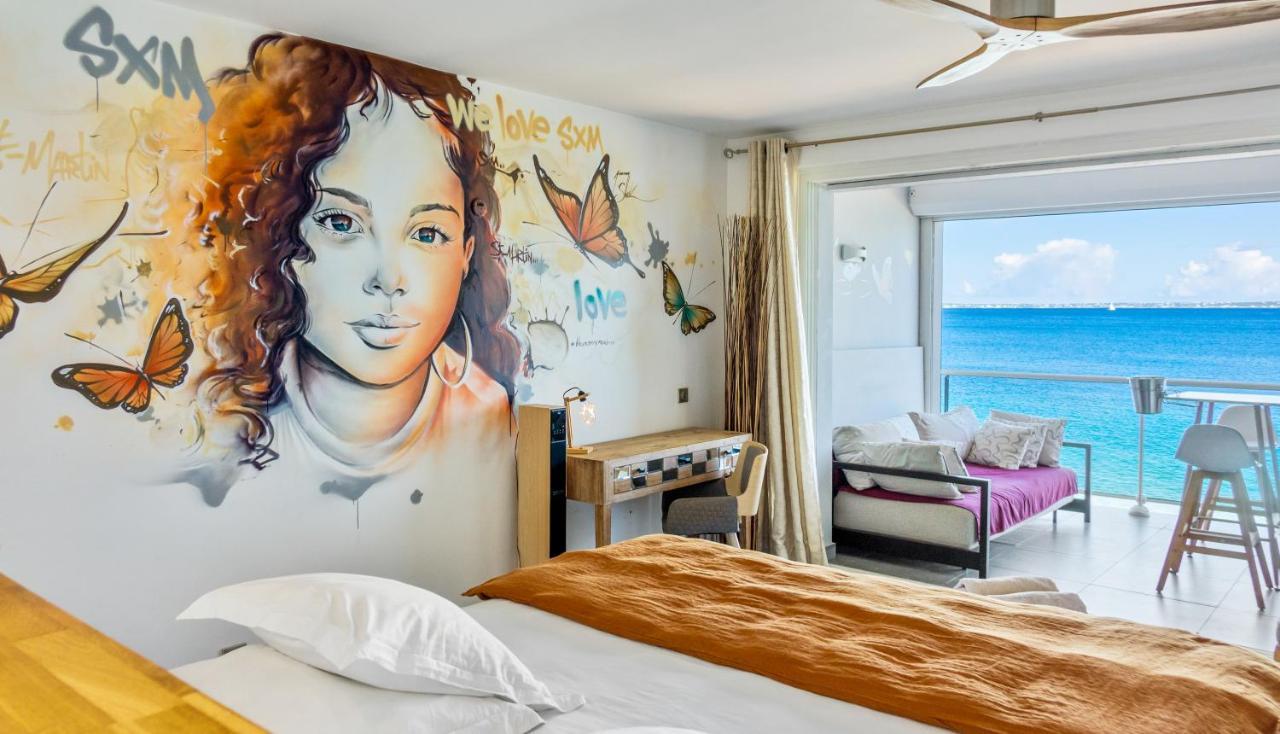 Official Page "Residence Bleu Marine" - Sea View Apartments & Studios - Saint-Martin French Side Grand Case Exterior foto