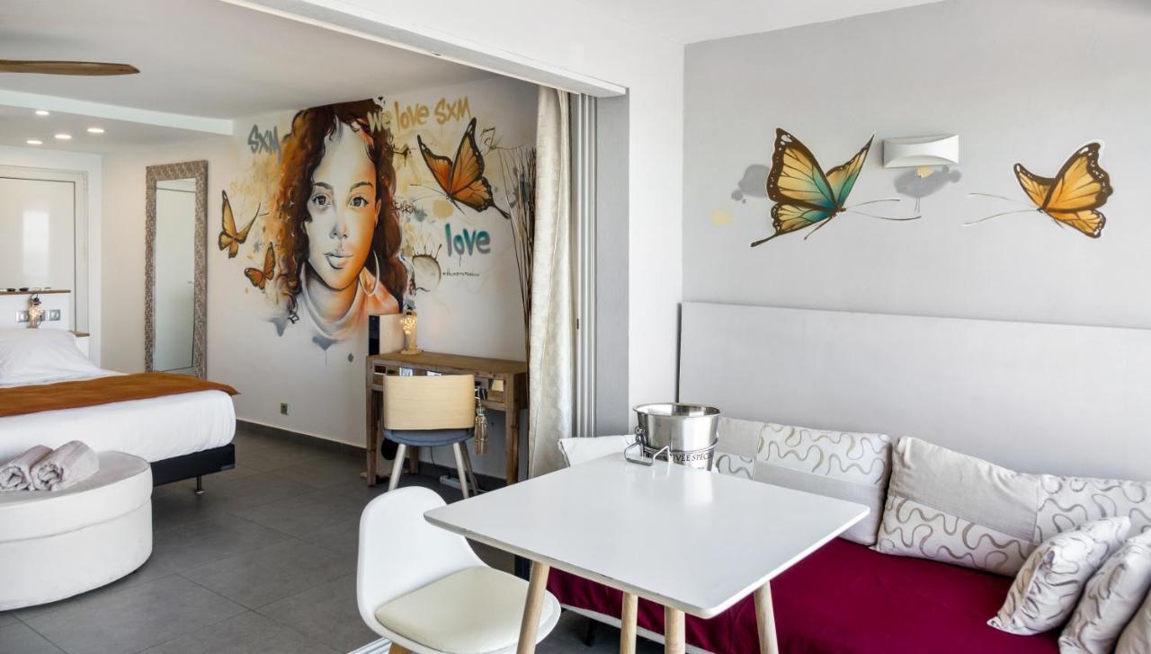 Official Page "Residence Bleu Marine" - Sea View Apartments & Studios - Saint-Martin French Side Grand Case Exterior foto