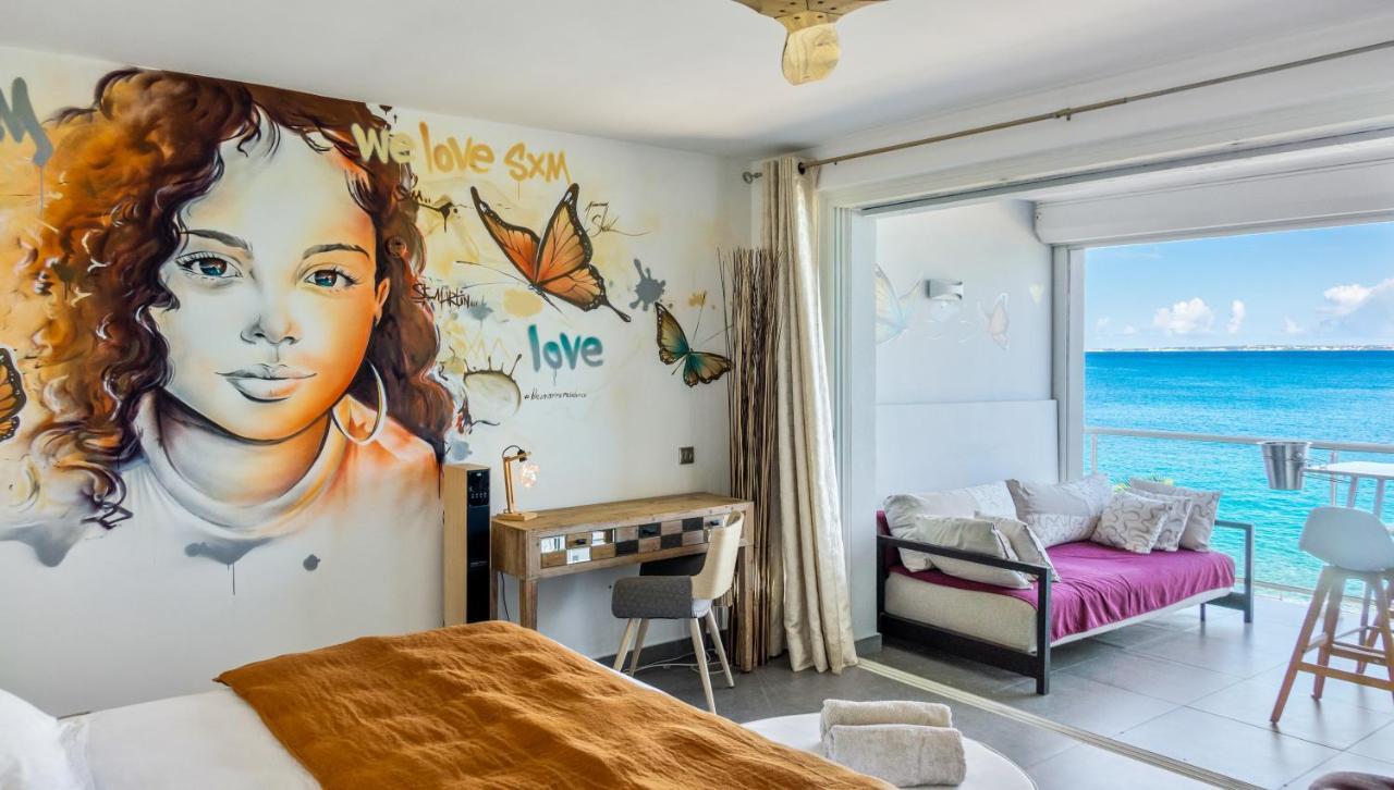 Official Page "Residence Bleu Marine" - Sea View Apartments & Studios - Saint-Martin French Side Grand Case Exterior foto