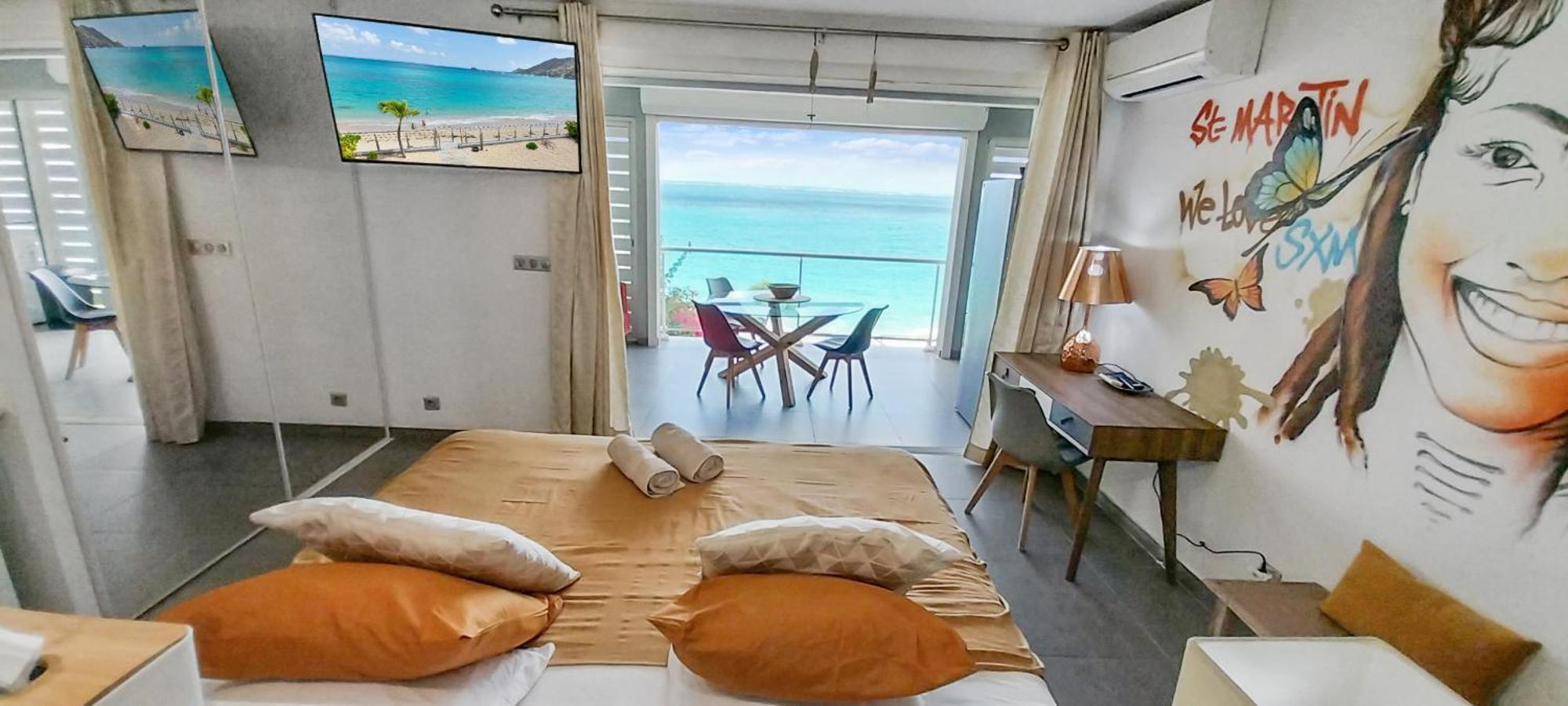 Official Page "Residence Bleu Marine" - Sea View Apartments & Studios - Saint-Martin French Side Grand Case Exterior foto