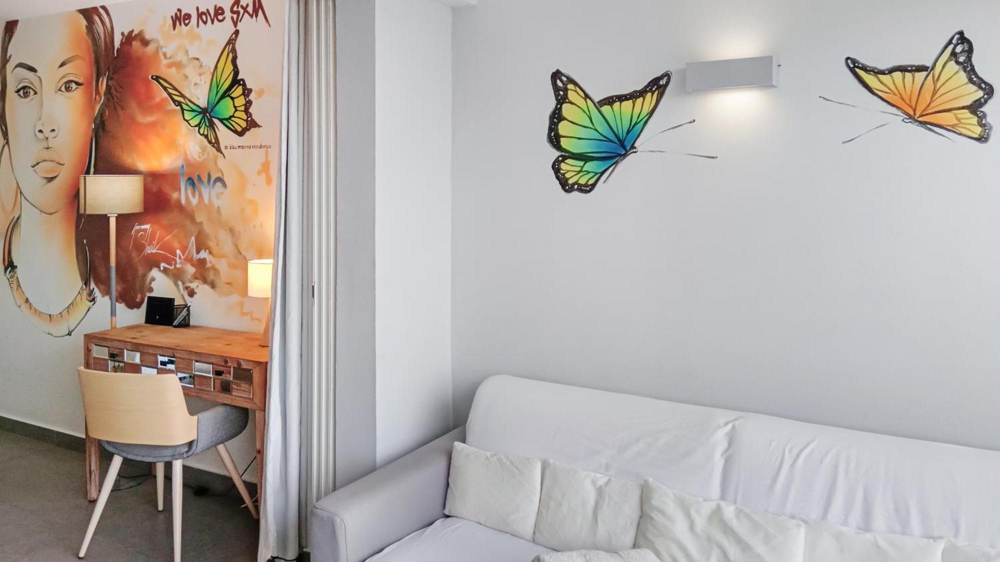 Official Page "Residence Bleu Marine" - Sea View Apartments & Studios - Saint-Martin French Side Grand Case Cameră foto