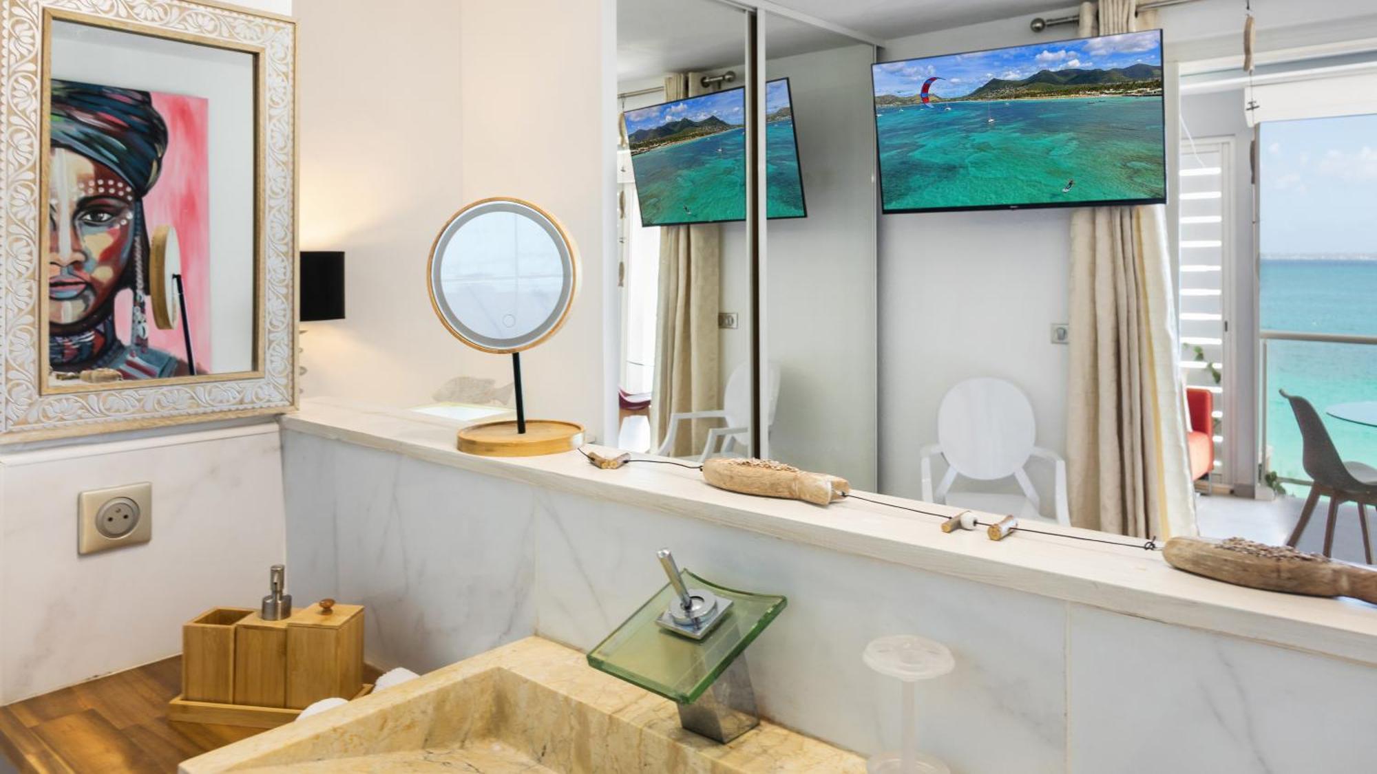 Official Page "Residence Bleu Marine" - Sea View Apartments & Studios - Saint-Martin French Side Grand Case Cameră foto
